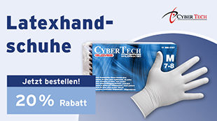 Handschuhe, latex, puderfrei, weiß